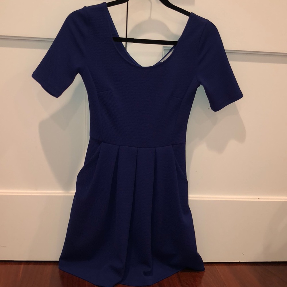 Blue dress